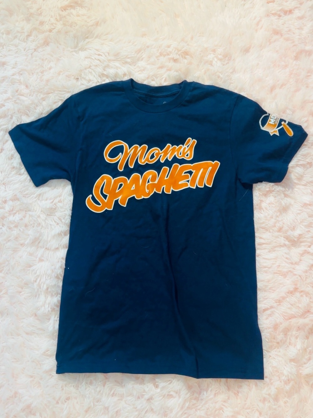 Women's Navy Eminem The Singer 'Mom's Spaghetti' Short Sleeve Graphic Tee